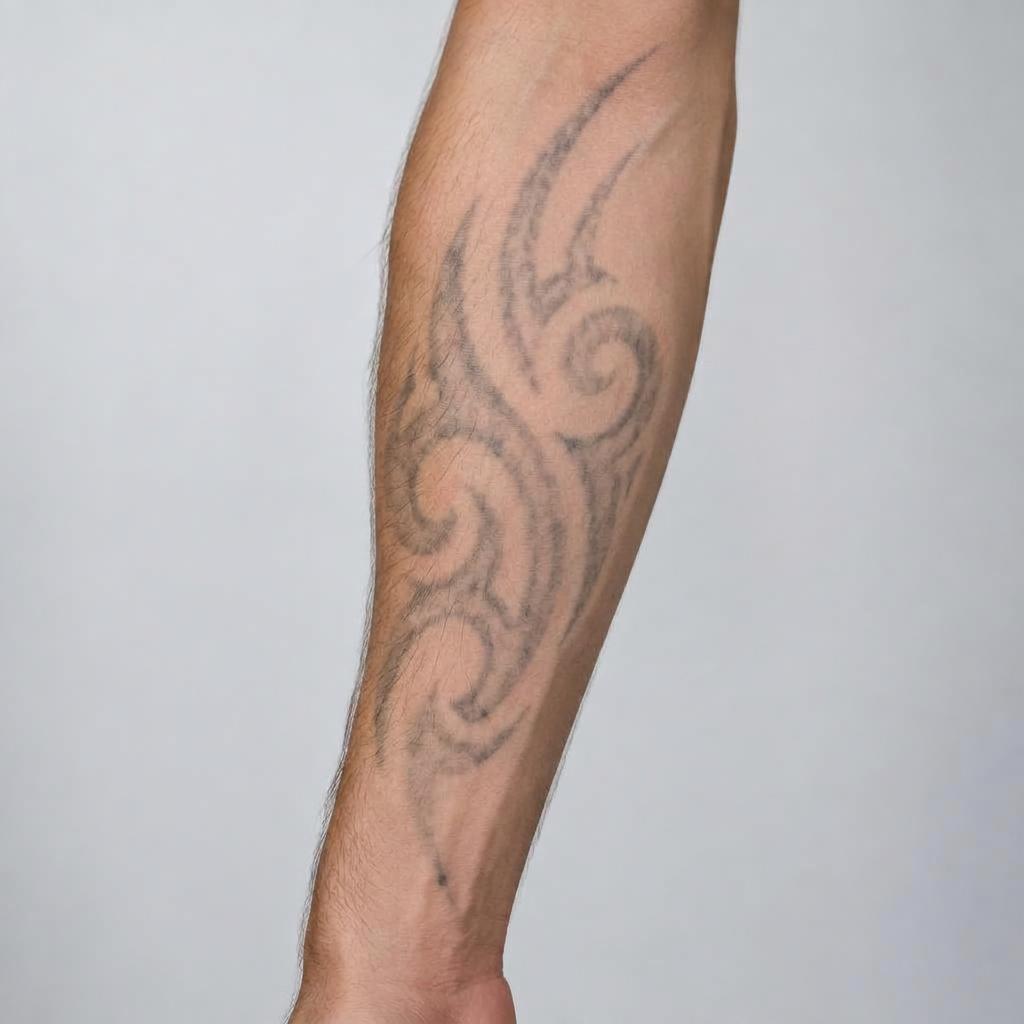 After laser tattoo removal sessions